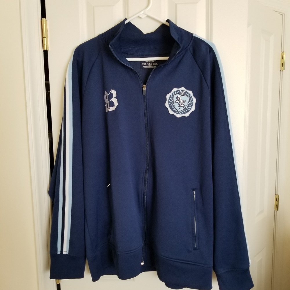 American Eagle Varsity Jacket navy blue 83 sz XXL